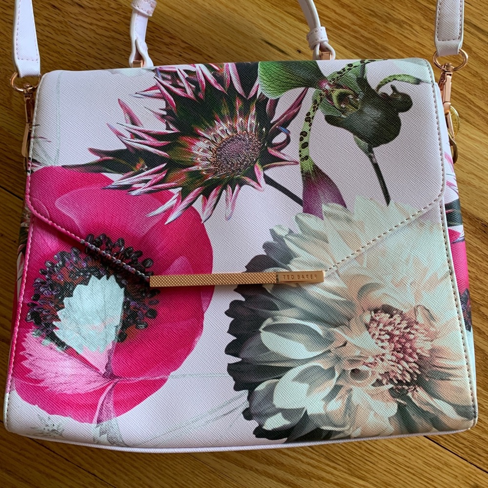 Ted Baker Neon Poppy Envelope Large Tote Handbag